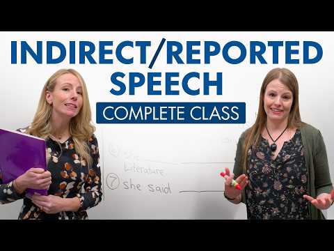 Learn English Grammar: INDIRECT SPEECH (REPORTED SPEECH)