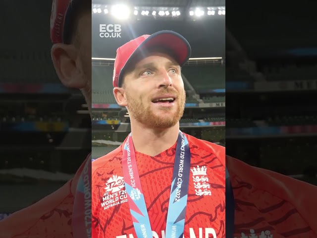 “An Incredible Feeling” | Jos The Boss 😍 #shorts #t20worldcup