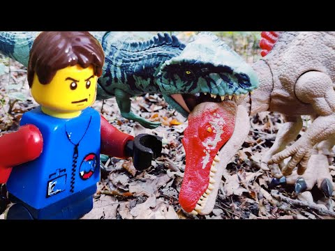 LEGO | Jurassic Park: Biosyn's Secrets (4/6) | Giganotosaurus VS Spinosaurus