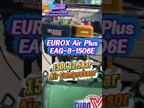 EUROX AIR PLUS EAG-8-15065E 150L 7HP 12.5Bar Air Compressor | 3600RPM 