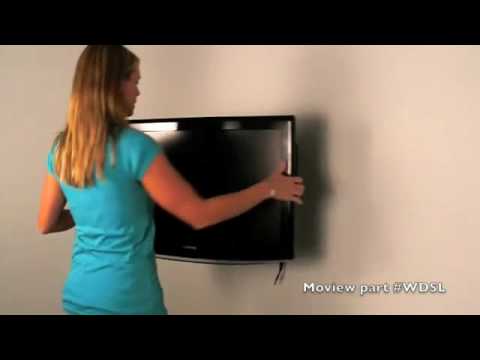 MoView Flat Screen TV Wall Mount Bracket with Locking Feature