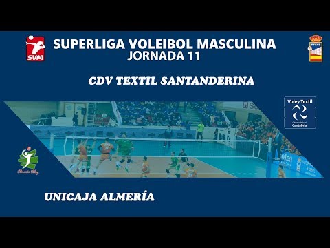 SVM1819 - Jornada 11 - Voley Textil Santanderina vs Unicaja Almería