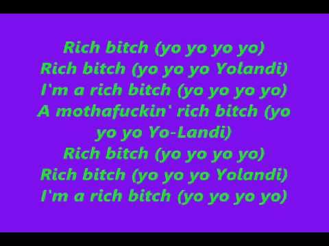 Die Antwoord - Rich Bitch w/ Lyrics on Screen