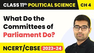 What Do the Committees of Parliament Do? - Legislature | Class 11 Political Science Chapter 4 | CBSE