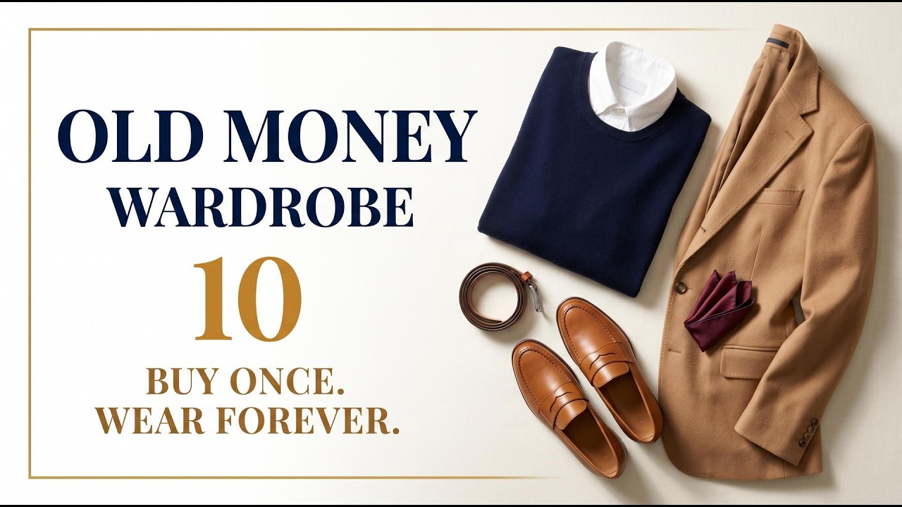 10 Pieces That Build the Perfect Old Money Wardrobe (Buy These Once, Wear Forever)