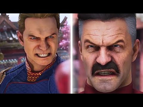 Antony Starr talking with JK Simmons in MK1