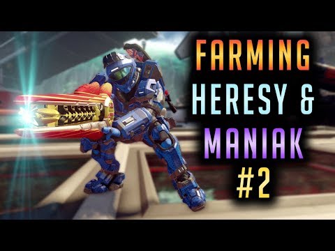 Farming A Stacked Heresy & Maniak 12-Man Team #2 - Halo 5 Warzone