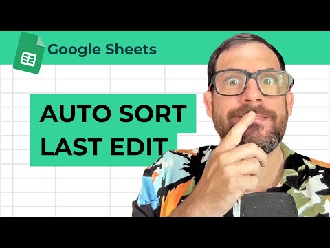 Auto Sort By Last Edited Date