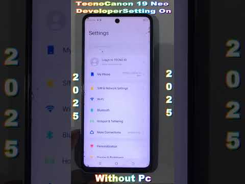 tecno canon 19 neo developer 2025 ✅How to Enable Developer Options on Tecno Camon 19✅Without Pc 2025