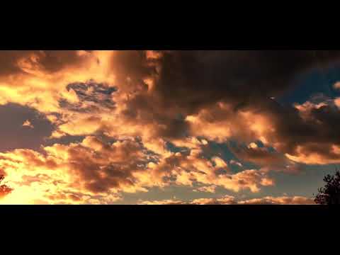Golden Clouds Time Lapse Footage - Spiritual Heaven Sunset