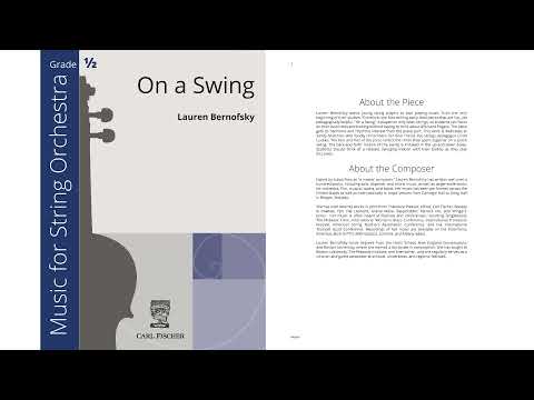 On a Swing (BAS84) by Lauren Bernofsky