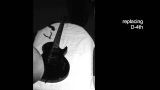 Shardless - Dominik preparing his guitar
