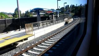 preview picture of video 'NCTD Sprinter train ride from Oceanside to Escondido Transit Center.'