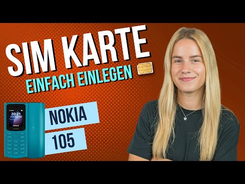 Nokia 105 2023  SIM-Karte einlegen