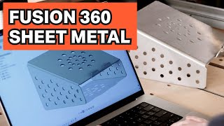 Introducción a CHAPA METÁLICA en Fusion 360: ¡los principiantes en chapa metálica comienzan aquí!