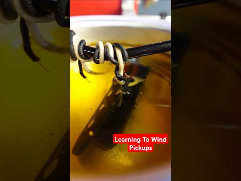 Attempting To Wind a Pickup | Guitar Building #guitar #fender #stratocaster #gibson #telecaster #sg