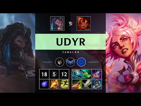 Udyr Jungle vs Taliyah - EUW Diamond Patch 25.18