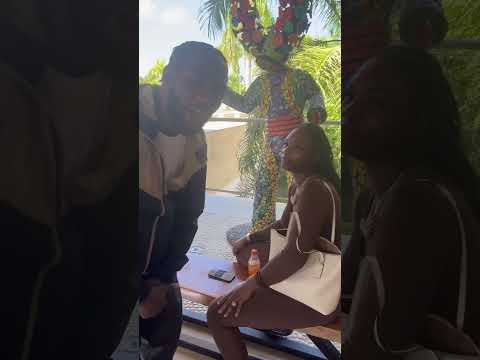 Claressa Shields and Terrence Crawford chop it up in #puntacana #boxing #thebest