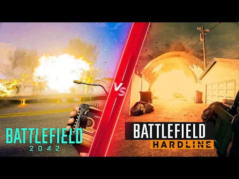 Battlefield 2042 (BETA) vs Battlefield Hardline - Direct Comparison! Attention to Detail & Graphics!