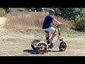 The Most Compact Fat Tire E Trike You Ll EVER See 750W Folding E Trike Handles Off Road Riding