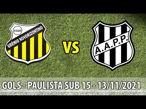 GOLS PAULISTA 2021 Sub 15 - Novorizontino 1 x 1 Ponte Preta (13/11/2021)