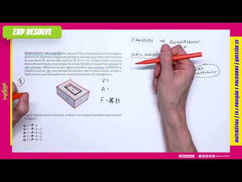 NO ANO DE 1751, O MATEMÁTICO EULER CONSEGUIU DEMONSTRAR A FAMOSA RELAÇÃO (...) |POSIÇÃO E POLIEDROS