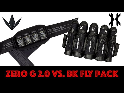 Bunkerkings Fly Pod Pack vs HK Army Zero G 2.0 Paintball Harness I Paintball Pod Pack Comparison