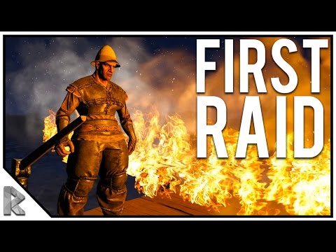 Floating PLESIOSAURS & First "Raid"! - Ark Survival Evolved Thieves Island PVP #4