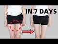 (Eng) Thigh Gap in 7 DAYs! | 10 Min Inner Thigh/ Leg Workout ( Knee Friendly, No Equipment)