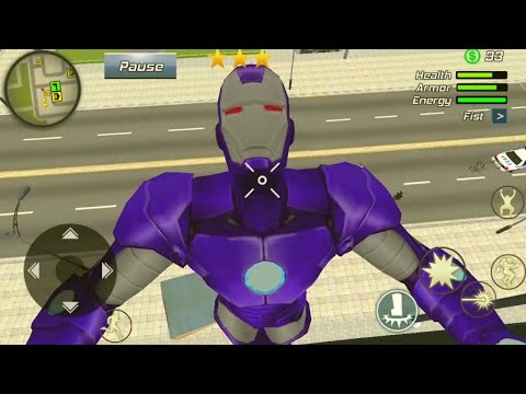Iron Rope Hero - Strange Gangster Vegas | Ironman City Fighting - Android GamePlay HD