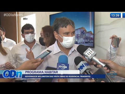 Governador Wellington Dias visita obras do Residencial Tiradentes 23 03 2022