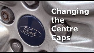 How to change the centre cap on an alloy wheel. Center. Ford focus Mk2