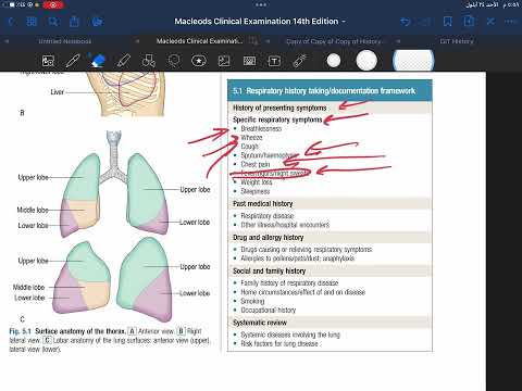History of respiratory system