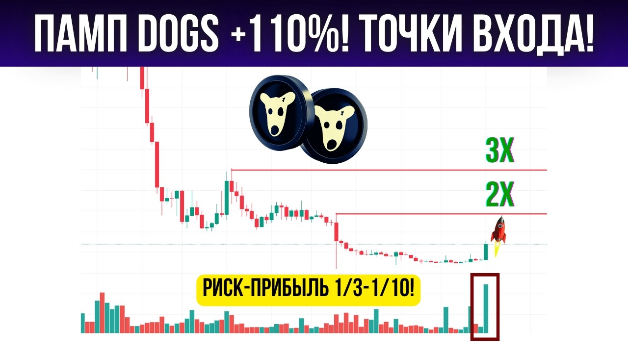 🚀 КУДА ЛЕТИТ КРИПТОВАЛЮТА DOGS? ПРОГНОЗ ПО ЦЕЛЯМ И УРОВНЯМ ПОКУПОК
