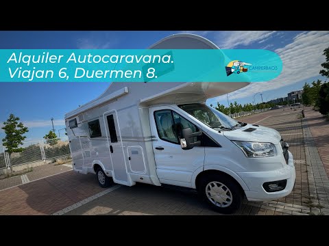 Autocaravana de Alquiler — 6 Viajan y 8 Duermen