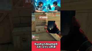 KushyとAkameのスカーミッシュ対決 #valorant #valorantclips #valorantchampions #ヴァロラント