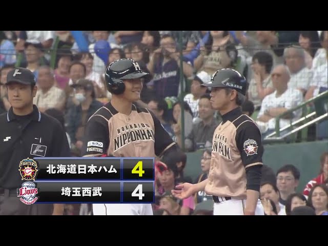 【7回表】ファイターズ・清宮が値千金の同点タイムリーを放つ!! 2019/5/26 L-F