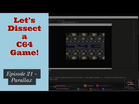 Lets Dissect a Commodore 64 Game! - Episode 21 - Fun with parallax - 17/01/2020