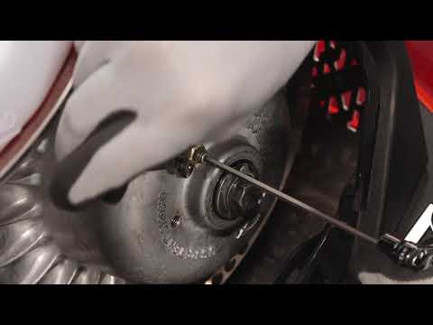 850 INDY VR1 Drive Belt Deflection Inspection & Adjustment - Polaris Snowmobiles