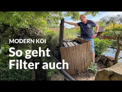 Marcs spezieller Filter aus Japanmatten | Modern Koi Blog #7881