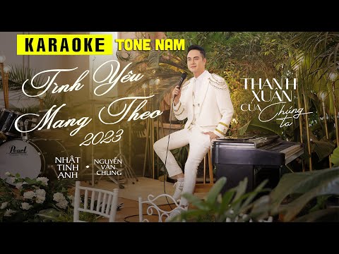 Tình Yêu Mang Theo Karaoke (Bản Phối Mới)- Beat Chuẩn | Nhật Tinh Anh (Tone Nam)