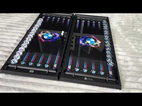 Нарды из стекла BMW M Performance 61х27х5см - фото 2 - id-p1466311607