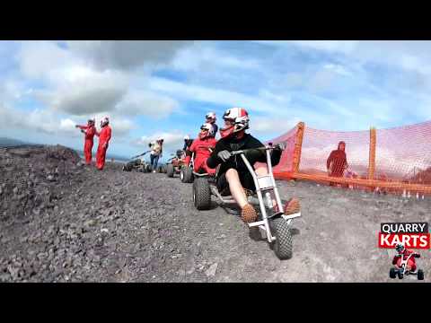 Super Fast Quarry Karts at Zip World in Wales |Travel Video