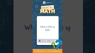 It's Mental Maths o'clock!