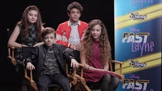 Get to Know the Cast of Disney's New Show FAST LAYNE! video