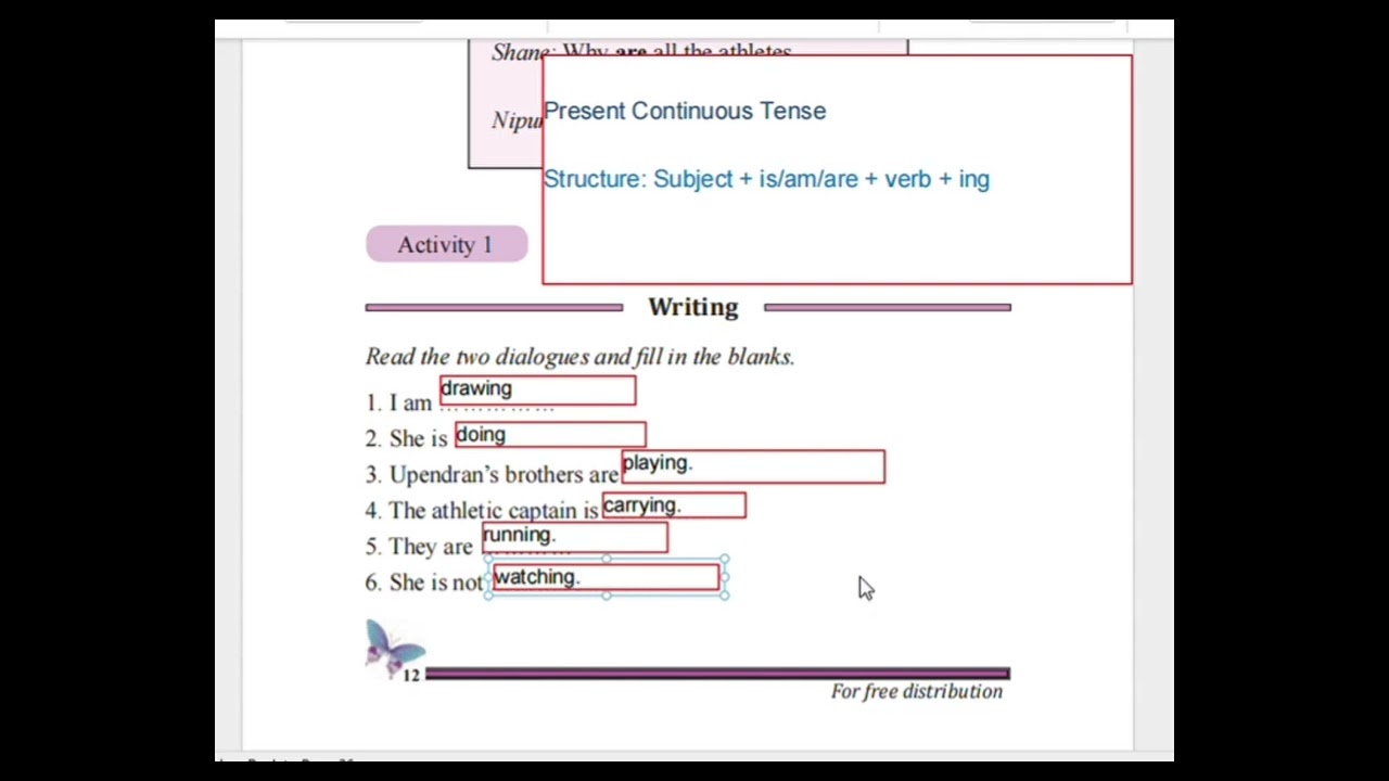 English Language | Grade 6 | Unit 2 | Activity 1 📝