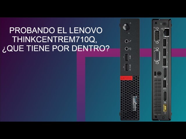 Vídeo relacionado con Lenovo Mini PC Computer Desktop ThinkCentre M710q Tiny, procesador Core i7-7700T, memoria RAM 16 GB, disco SSD 240 GB Win 11 (reacondicionado)