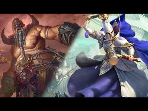 EPIC Age of Sigmar Battle Report. Sons of Behemat vs Lumineth Realm-Lords Ep.19