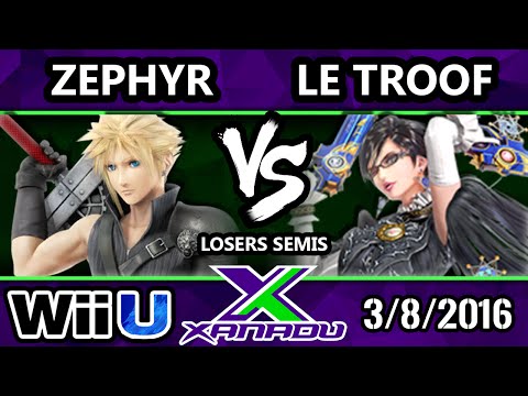S@X 140 - DG | Zephyr (Cloud) Vs. OCO | Le Troof (Bayonetta) Losers Semis - Smash Wii U - Smash 4