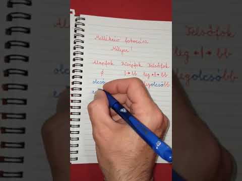 A melléknév fokozása